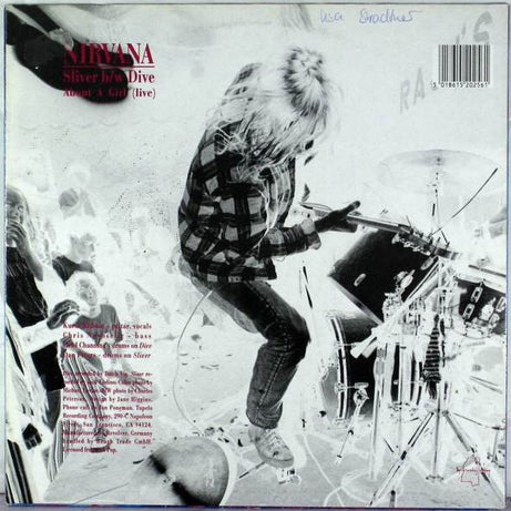 Nirvana : Sliver b/w Dive (12", Single, RP, Blu)