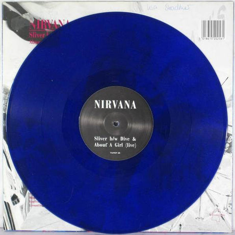 Nirvana : Sliver b/w Dive (12", Single, RP, Blu)