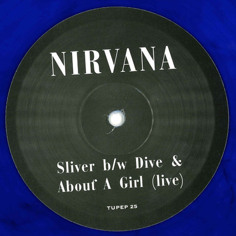 Nirvana : Sliver b/w Dive (12", Single, RP, Blu)