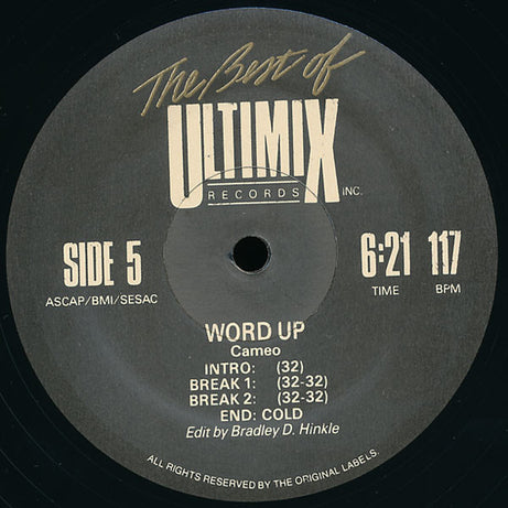 Various : The Best Of Ultimix Records (10x12", Comp, Promo + Box, Comp, RM)