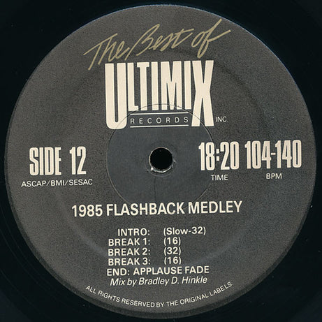 Various : The Best Of Ultimix Records (10x12", Comp, Promo + Box, Comp, RM)