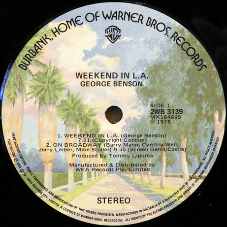 George Benson : Weekend In L.A. (2xLP, Album, Gat)