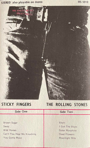 The Rolling Stones : Sticky Fingers (Cass, Album)