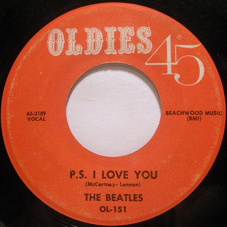The Beatles : Love Me Do / 	P.S. I Love You (7", Single, RE, Mon)