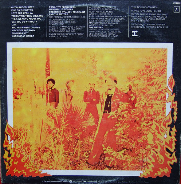 The Meters : Fire On The Bayou (LP, Album)