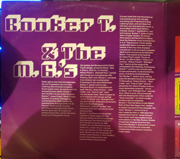 Booker T & The MG's : Pop History, Vol. 8 (2xLP, Comp)