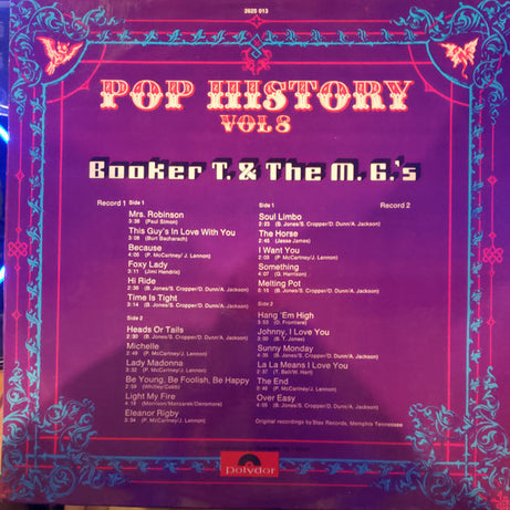 Booker T & The MG's : Pop History, Vol. 8 (2xLP, Comp)