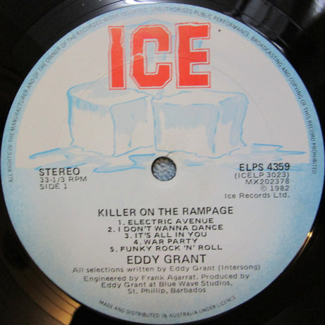 Eddy Grant : Killer On The Rampage (LP, Album)