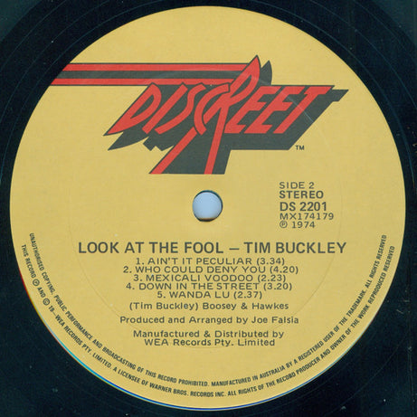 Tim Buckley : Look At The Fool (LP, Album)