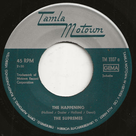 The Supremes : The Happening / All I Know About You (7", Single)