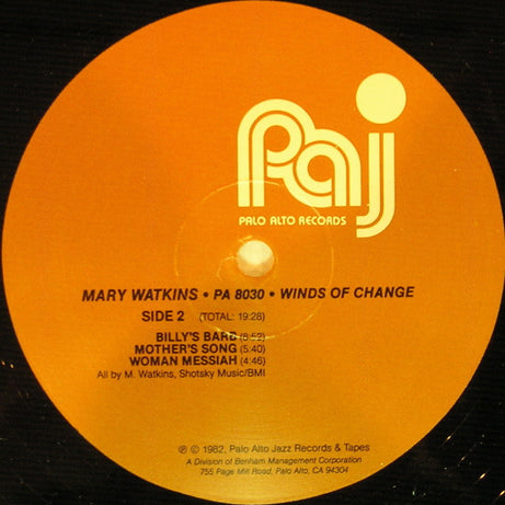 Mary Watkins : Winds Of Change (LP, Album)