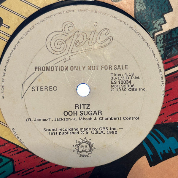 Ritz : Dance Until You Drop (12")