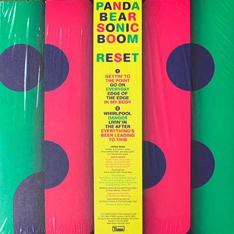 Panda Bear & Sonic Boom (2) : Reset (LP, Album)