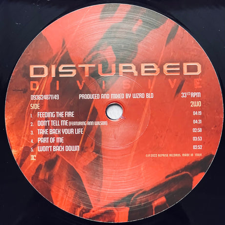 Disturbed : Divisive (LP, Album, Dar)