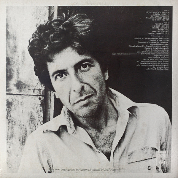 Leonard Cohen : New Skin For The Old Ceremony (LP, Album)