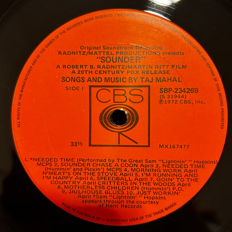 Taj Mahal : "Sounder" (LP, Album)