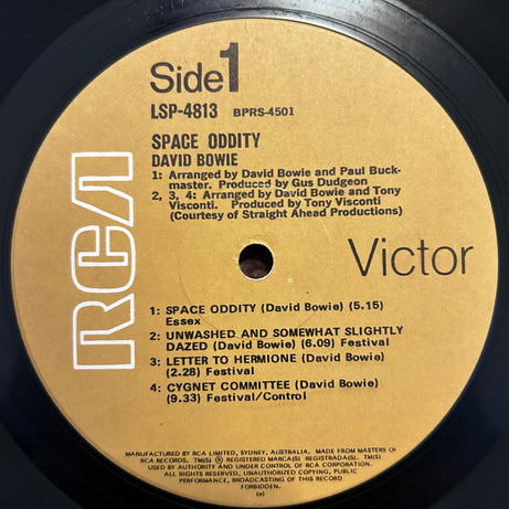 David Bowie : Space Oddity (LP, Album, RE)