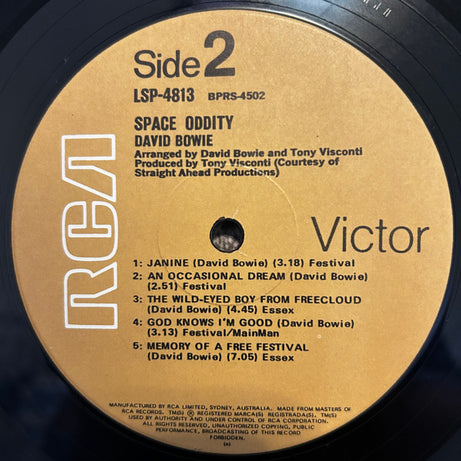 David Bowie : Space Oddity (LP, Album, RE)