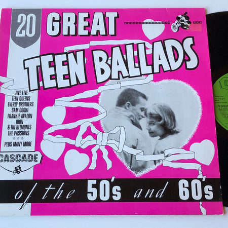 Various : 20 Great Teen Ballads Of The 50's And 60's (LP, Comp, Mono)