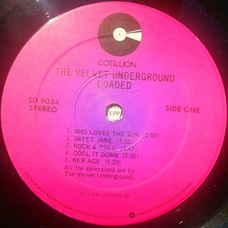 The Velvet Underground : Loaded (LP, Album, RE, RP, Pin)