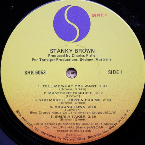 Stanky Brown* : Stanky Brown (LP, Album)