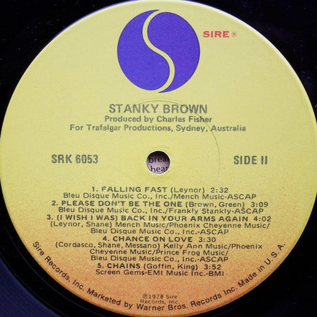 Stanky Brown* : Stanky Brown (LP, Album)