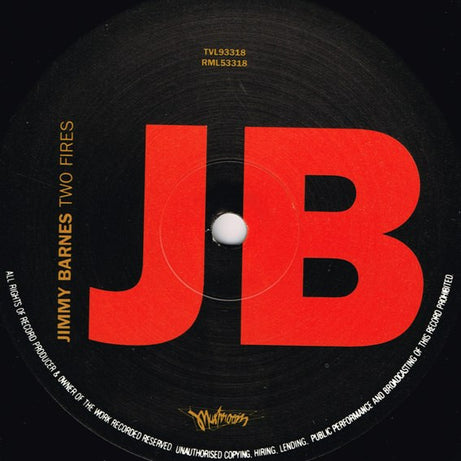 Jimmy Barnes : Two Fires (LP, Album)