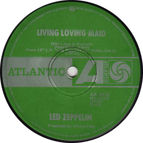 Led Zeppelin : Whole Lotta Love (7")