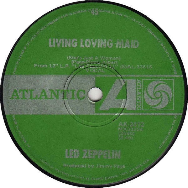 Led Zeppelin : Whole Lotta Love (7")