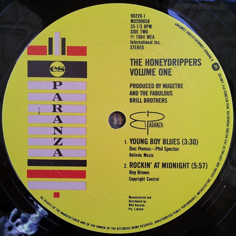 The Honeydrippers : Volume One (12", EP)
