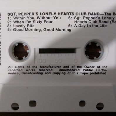 The Beatles : Sgt. Pepper's Lonely Hearts Club Band (Cass, Album, RE, Dol)
