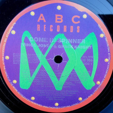 Vince Jones & Grace Knight : Come In Spinner (LP, Album)