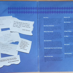Elvis Presley : Elvis Blue (LP, Comp, Blu)