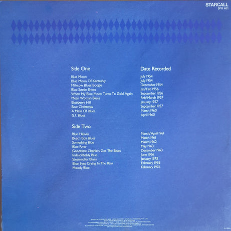 Elvis Presley : Elvis Blue (LP, Comp, Blu)
