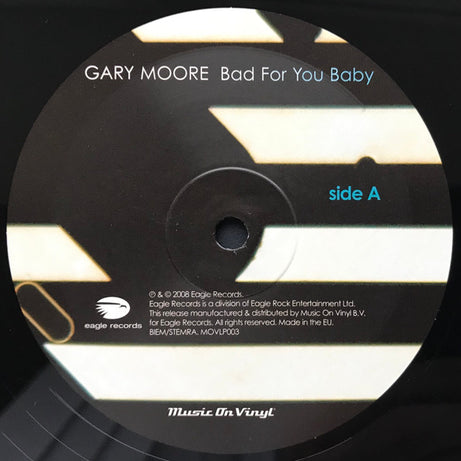 Gary Moore : Bad For You Baby (2xLP, Album, RM, 180)
