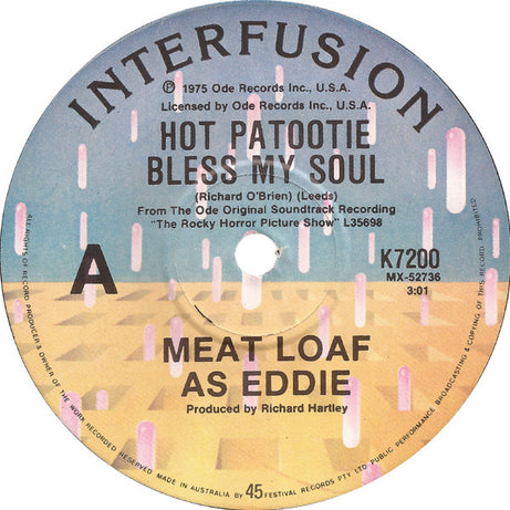 "The Rocky Horror Picture Show" Original Cast : The Time Warp (7", Single, 1st)