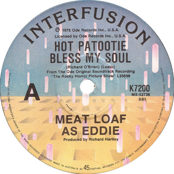 "The Rocky Horror Picture Show" Original Cast : The Time Warp (7", Single, 1st)