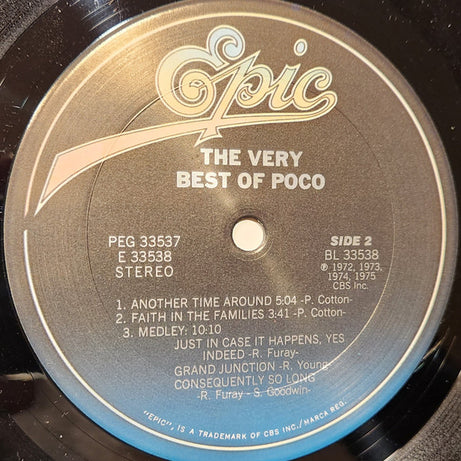 Poco (3) : The Very Best Of Poco (2xLP, Comp, RE, San)