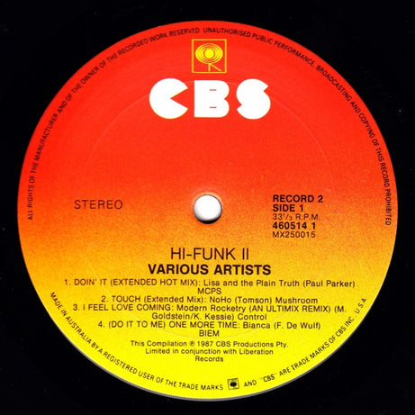 Various : Hi-Funk 2 (2xLP, Comp)