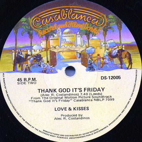 Donna Summer / Love & Kisses : Last Dance / Thank God It's Friday (12", Single)