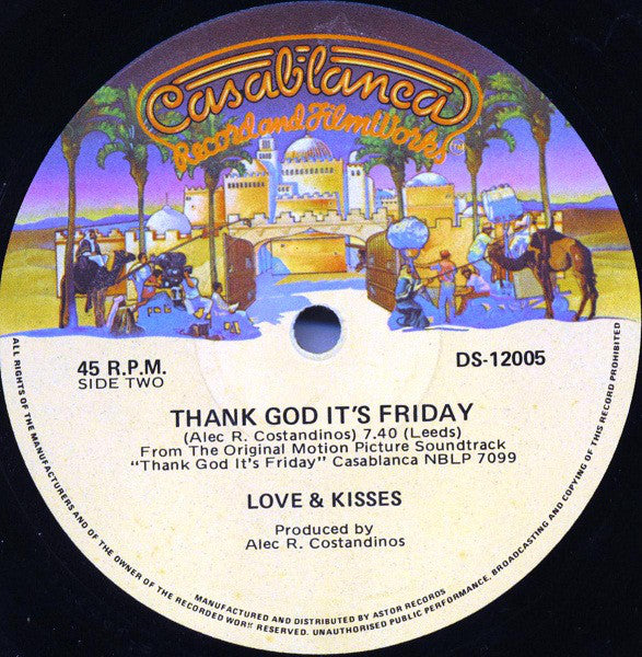 Donna Summer / Love & Kisses : Last Dance / Thank God It's Friday (12", Single)
