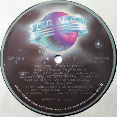 Pointer Sisters : Black & White (LP, Album)