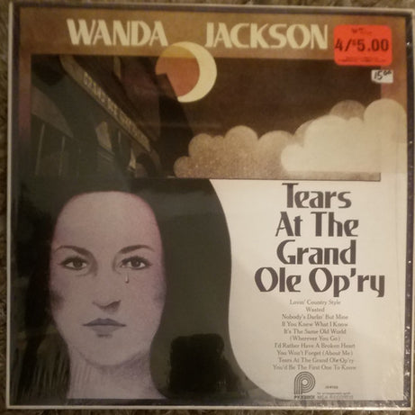 Wanda Jackson : Tears At The Grand Ole Opry (LP, Comp, Ele)