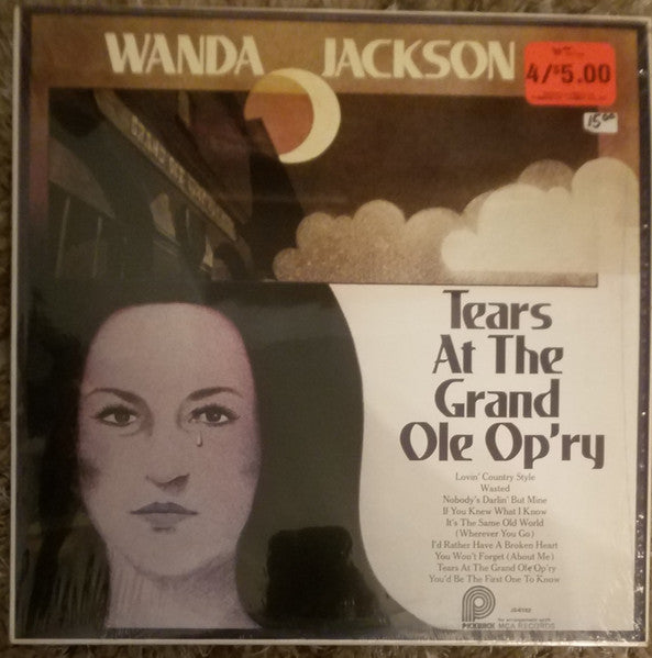 Wanda Jackson : Tears At The Grand Ole Opry (LP, Comp, Ele)
