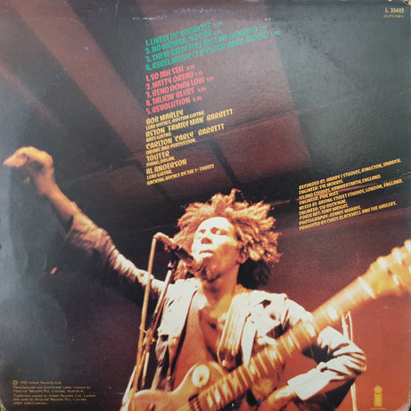 Bob Marley & The Wailers : Natty Dread (LP, Album, RE)