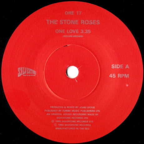 The Stone Roses : One Love (7", Single, Ltd, Dam)