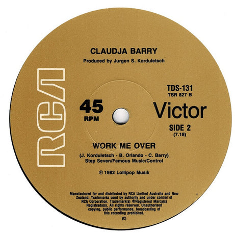 Claudja Barry : I Will Follow Him (12")