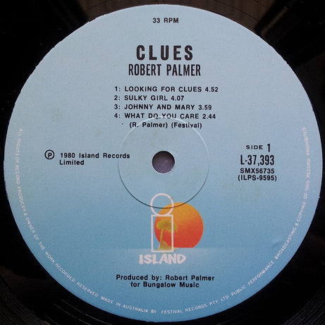 Robert Palmer : Clues (LP, Album, RE)