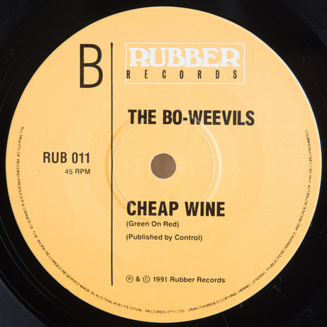 The Bo-Weevils : Middle Of Nowhere (7", Single, Ltd)