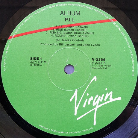 Public Image Limited : Album (LP, Album)